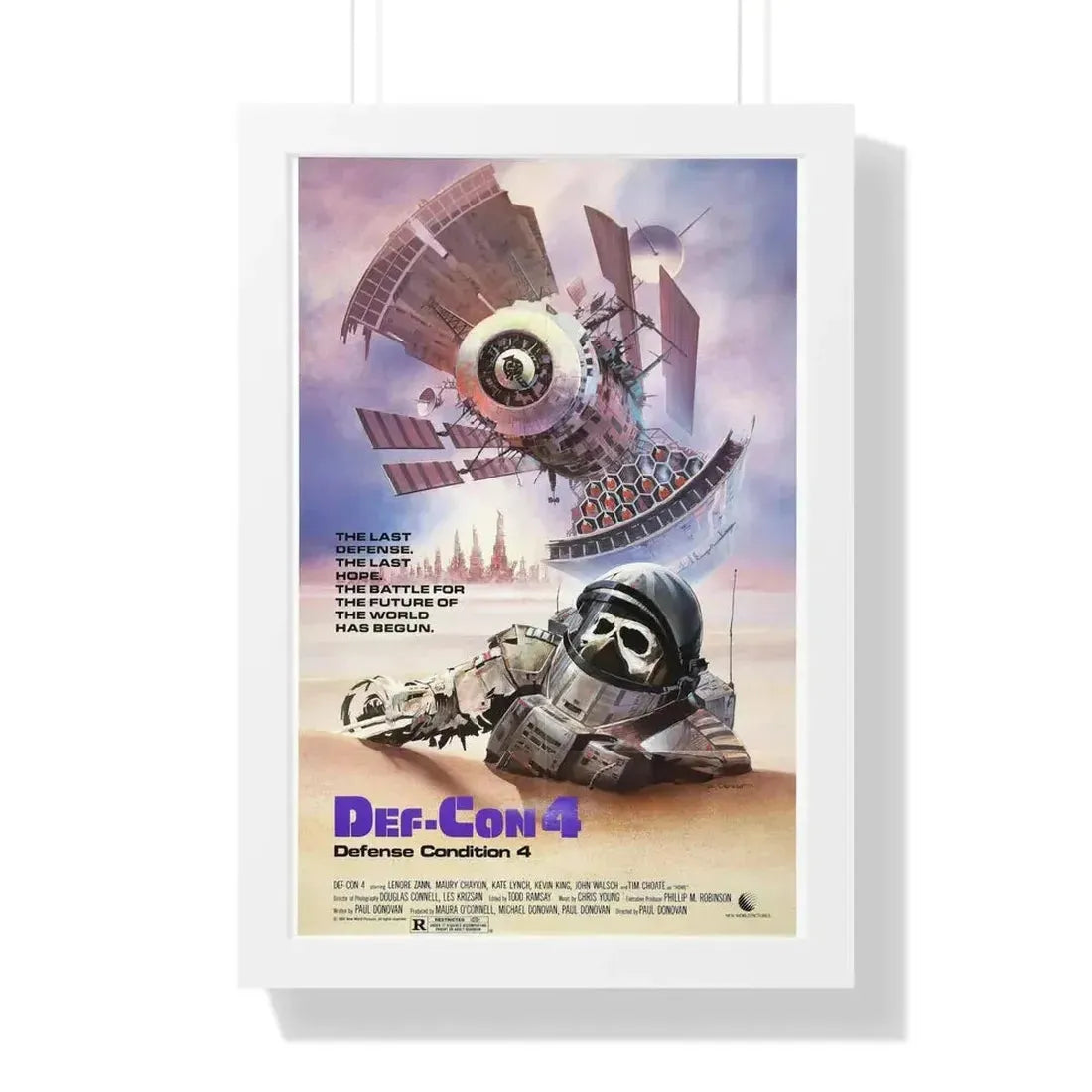 DEF CON 4 1985 - Framed Movie Poster - The Sticker Space