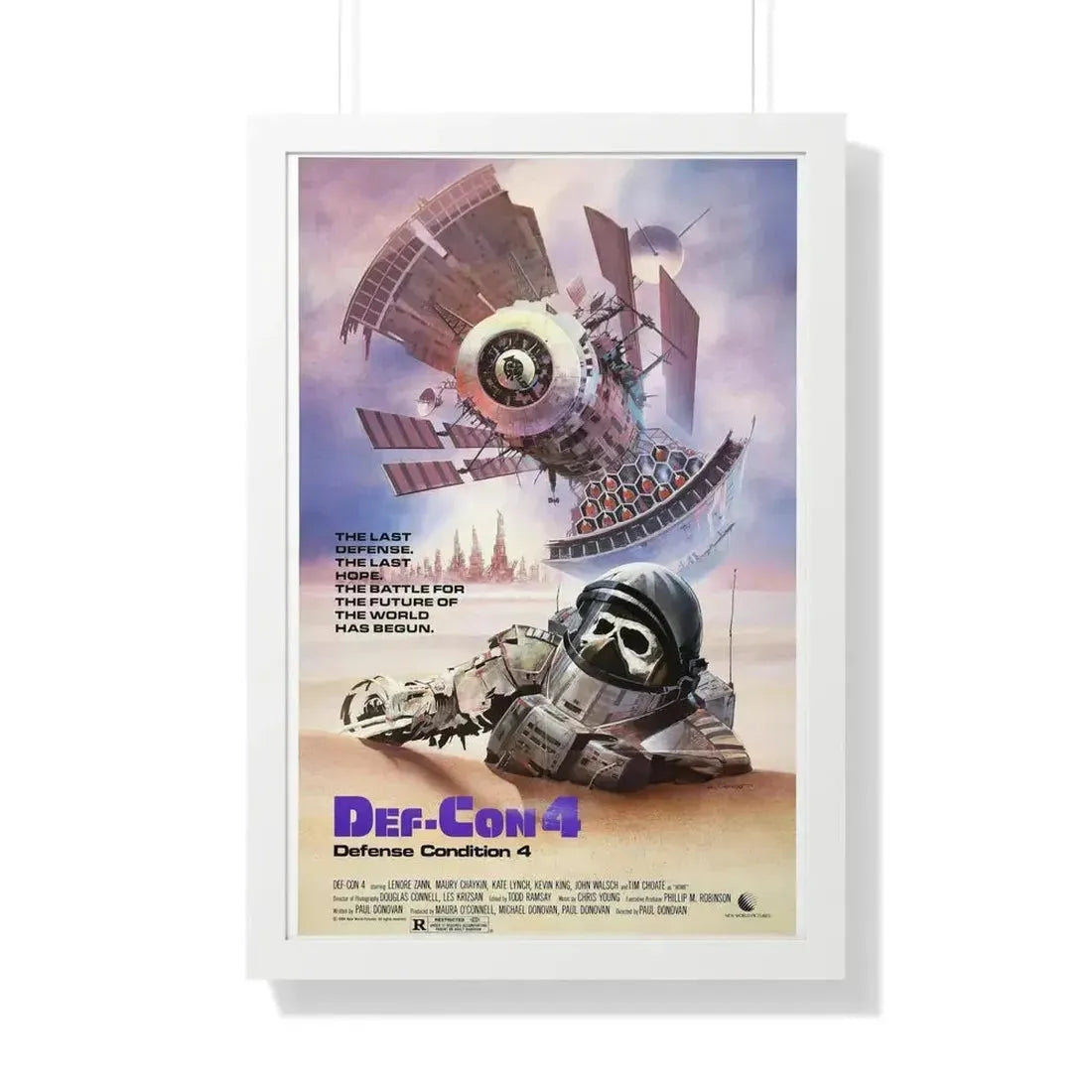 DEF CON 4 1985 - Framed Movie Poster - The Sticker Space