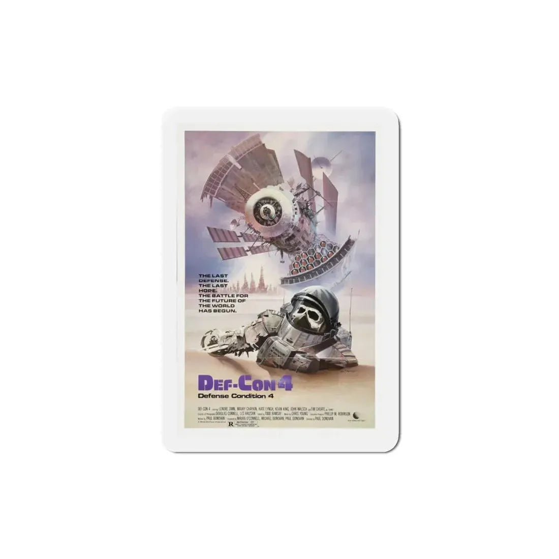 Def Con 4 1985 Movie Poster Refrigerator Magnet 2 Inch - The Sticker Space