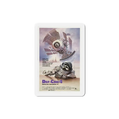 Def Con 4 1985 Movie Poster Refrigerator Magnet 2 Inch - The Sticker Space