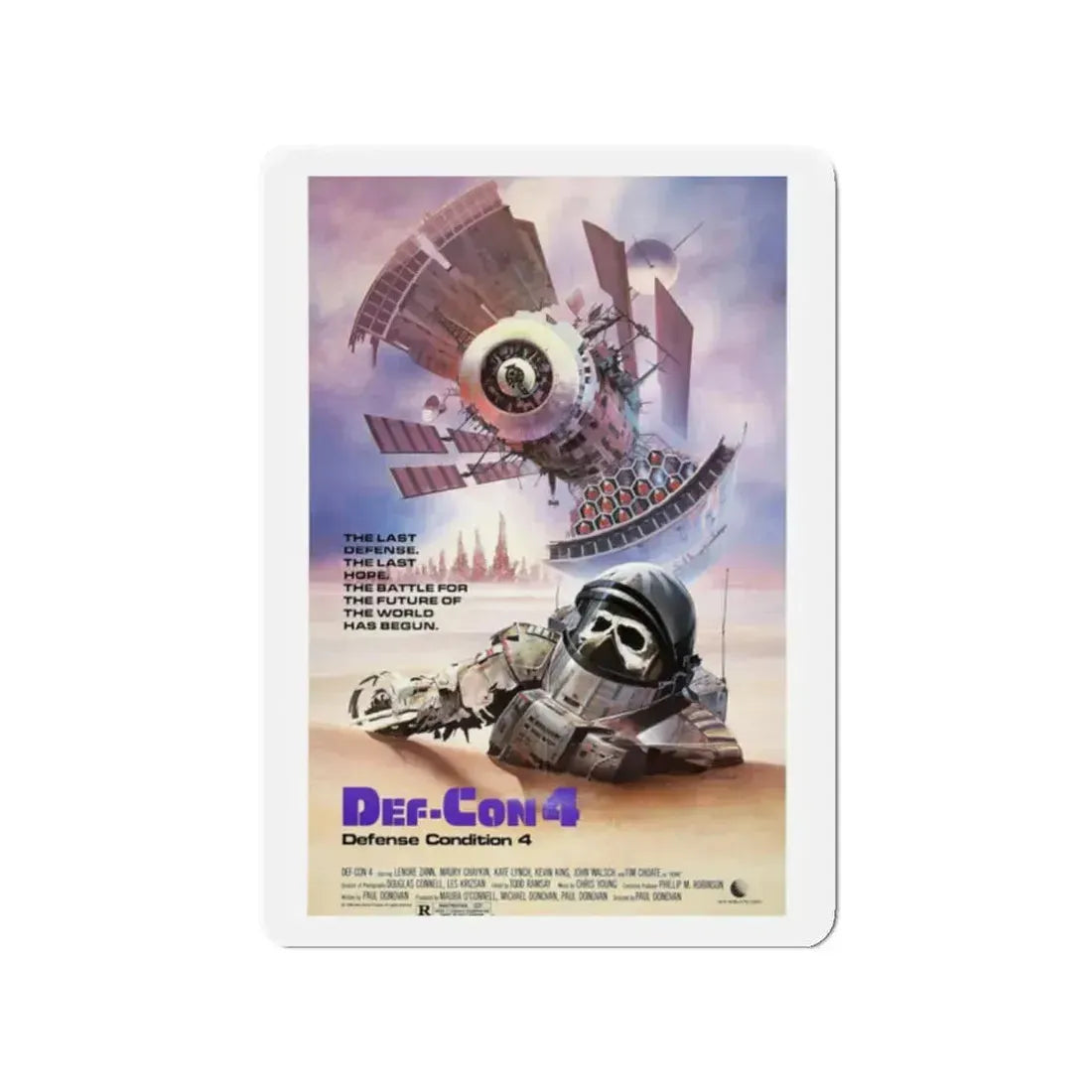DEF CON 4 1985 Movie Poster - Refrigerator Magnet 2 Inch - The Sticker Space