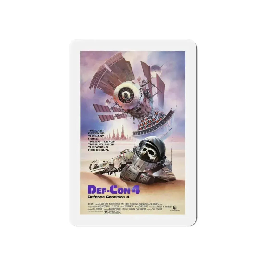 DEF CON 4 1985 Movie Poster - Refrigerator Magnet 6 Inch - The Sticker Space