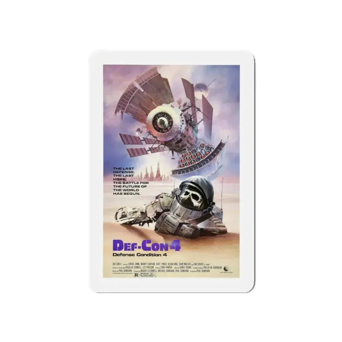 DEF CON 4 1985 Movie Poster - Refrigerator Magnet - The Sticker Space