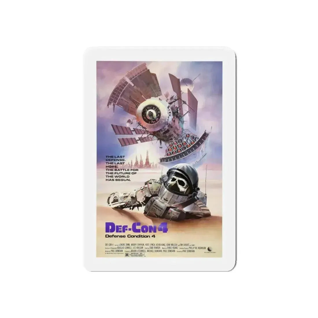 DEF CON 4 1985 Movie Poster - Refrigerator Magnet - The Sticker Space