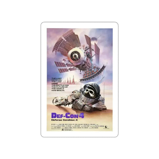 DEF CON 4 1985 Movie Poster STICKER Vinyl Die-Cut Decal 2 Inch - The Sticker Space