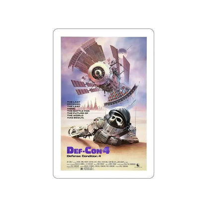 DEF CON 4 1985 Movie Poster STICKER Vinyl Die-Cut Decal - The Sticker Space