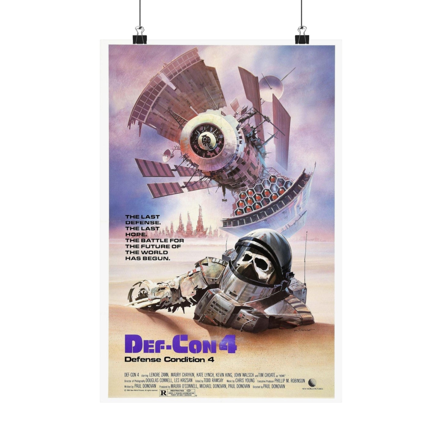 DEF CON 4 1985 - Paper Movie Poster-12″ x 18″-The Sticker Space