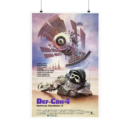 DEF CON 4 1985 - Paper Movie Poster 20″ x 30″ Matte - The Sticker Space