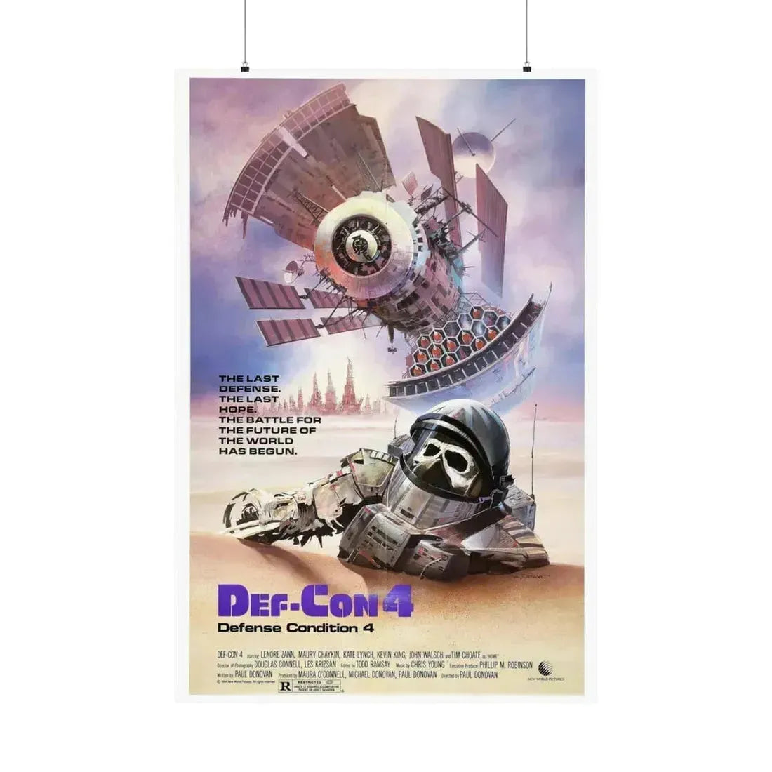 DEF CON 4 1985 - Paper Movie Poster 36" x 54" Matte - The Sticker Space