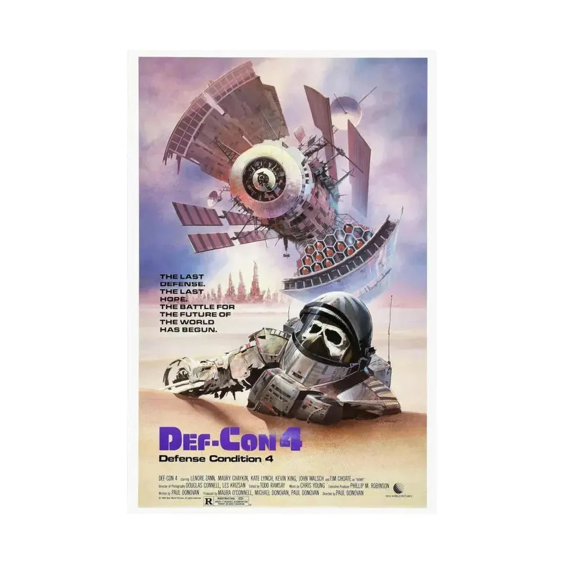 DEF CON 4 1985 - Paper Movie Poster - The Sticker Space