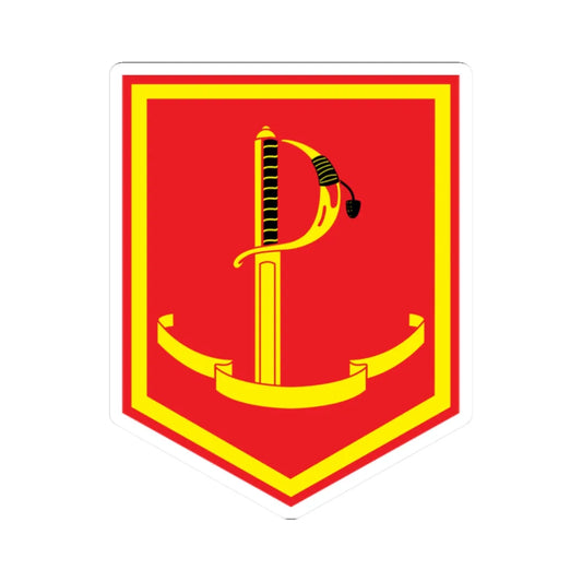 Defence Forces Headquarters (Ireland) (Coat of Arms) STICKER Vinyl Kiss-Cut Decal 2 Inch White - The Sticker Space