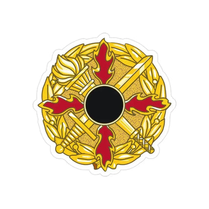 Defense Ammunition Center and School (U.S. Army) REVERSE PRINT Transparent Die-Cut STICKER - The Sticker Space