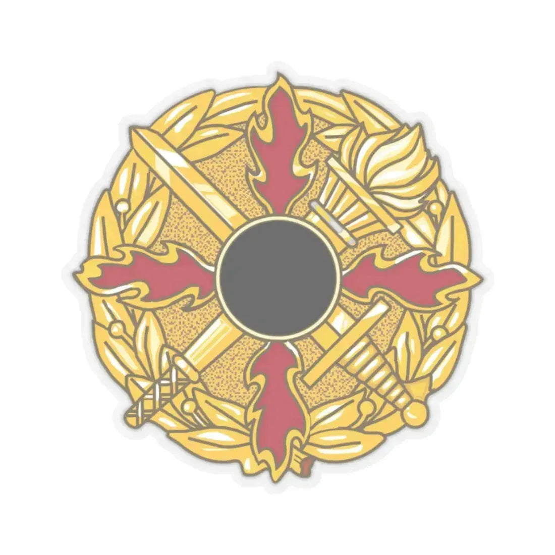 Defense Ammunition Center and School (U.S. Army) STICKER Vinyl Kiss-Cut Decal 2 Inch Transparent - The Sticker Space