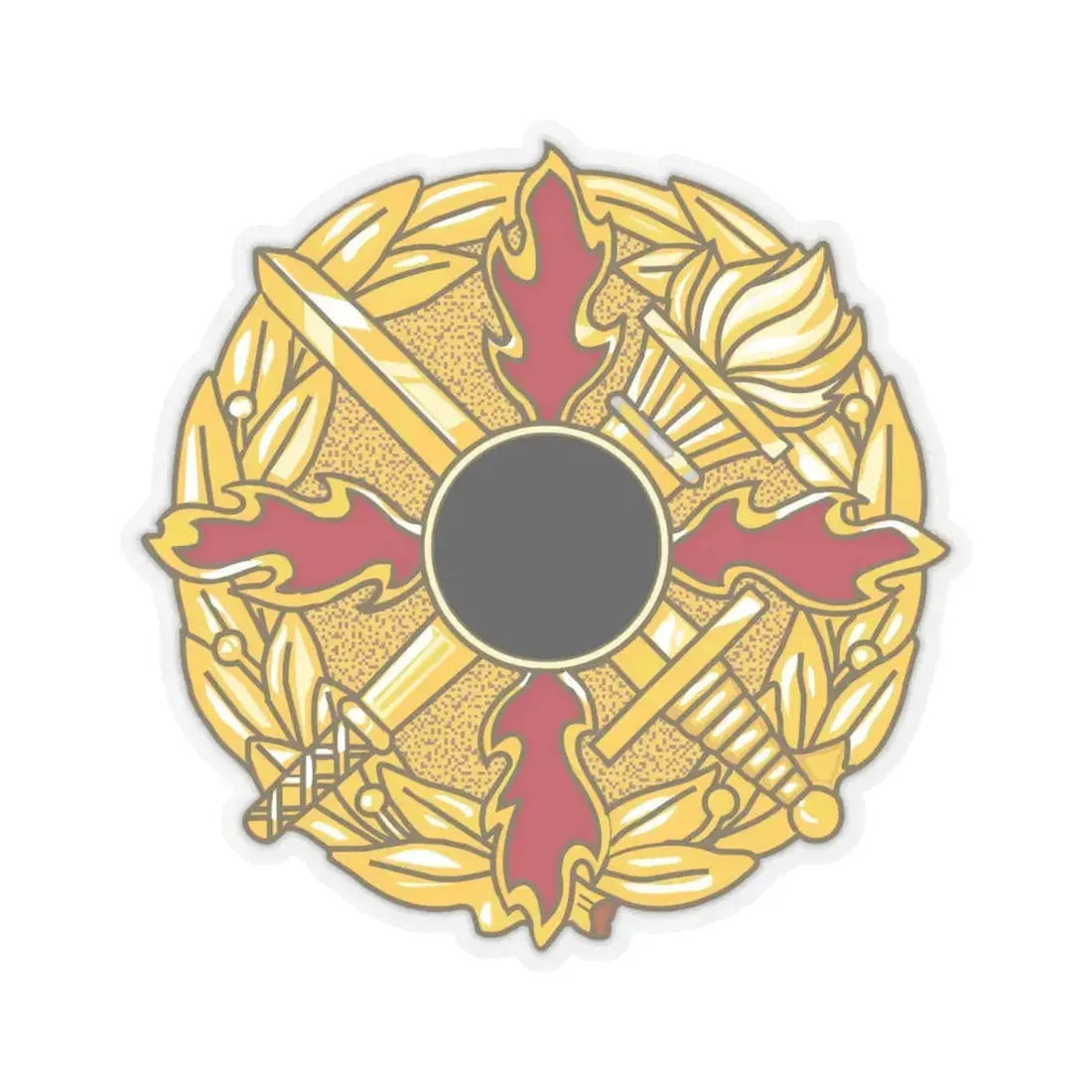 Defense Ammunition Center and School (U.S. Army) STICKER Vinyl Kiss-Cut Decal 6 Inch Transparent - The Sticker Space