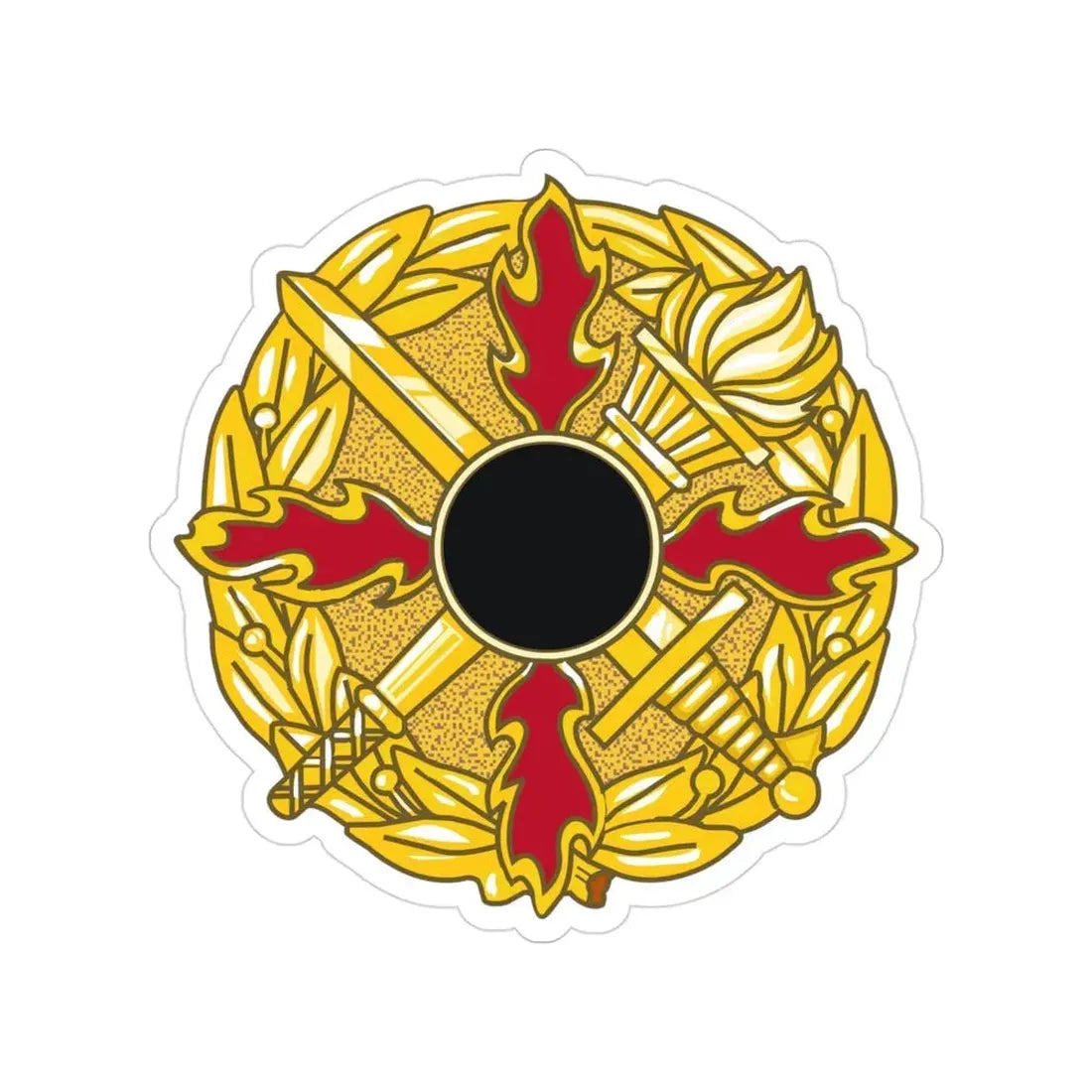 Defense Ammunition Center and School (U.S. Army) Transparent STICKER Die-Cut Vinyl Decal 3 Inch - The Sticker Space