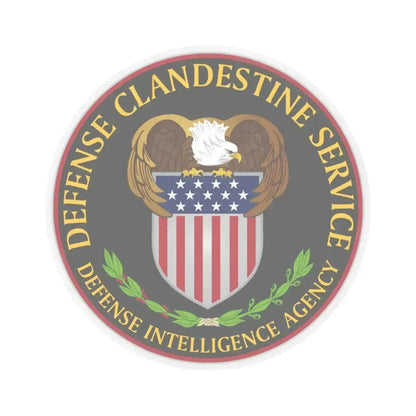 Defense Clandestine Service - STICKER Vinyl Kiss-Cut Decal 4 Inch Transparent - The Sticker Space