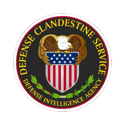 Defense Clandestine Service - STICKER Vinyl Kiss-Cut Decal 6 Inch White - The Sticker Space