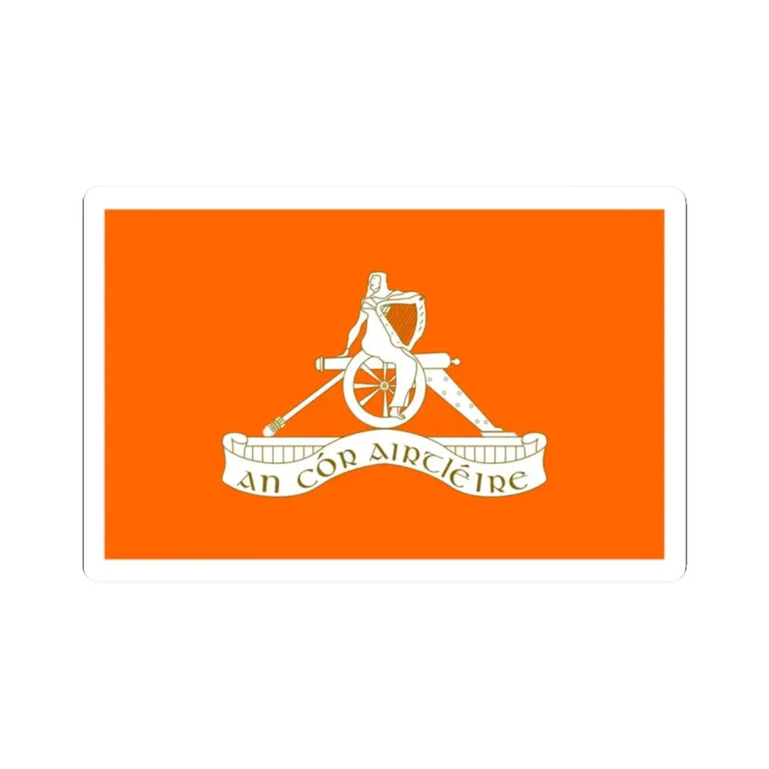 Defense Forces Artillery corps Ireland (Ireland) STICKER Vinyl Kiss-Cut Decal 2 Inch White - The Sticker Space