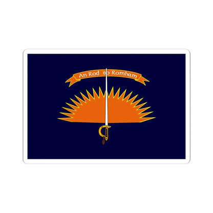 Defense Forces Cadet Colours Ireland (Ireland) STICKER Vinyl Kiss-Cut Decal 6 Inch White - The Sticker Space