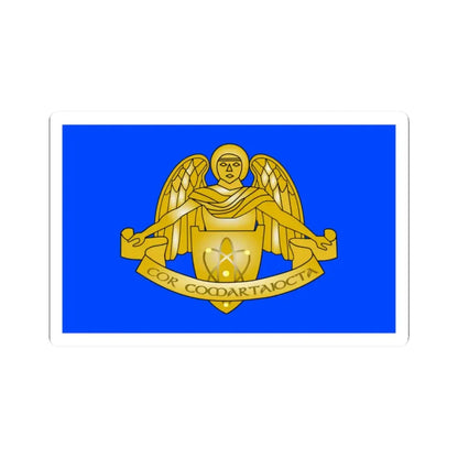Defense Forces Communications and Information Services Corps Flag Ireland (Ireland) STICKER Vinyl Kiss-Cut Decal 2 Inch White - The Sticker Space