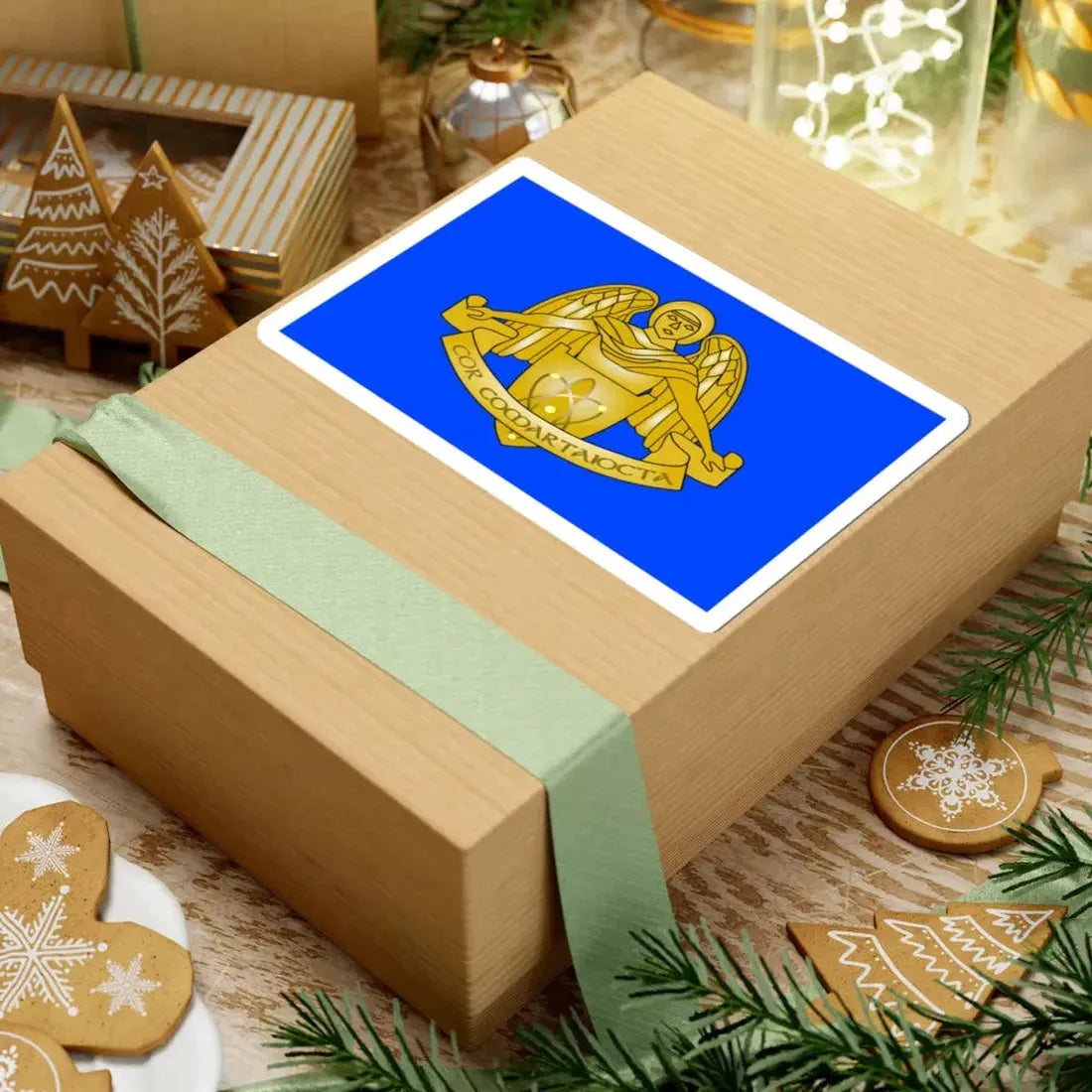 Defense Forces Communications and Information Services Corps Flag Ireland (Ireland) STICKER Vinyl Kiss-Cut Decal - The Sticker Space