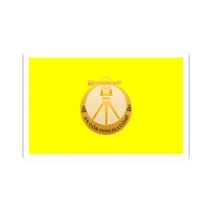 Defense Forces Engineer Corps Ireland (Ireland) STICKER Vinyl Kiss-Cut Decal 2 Inch White - The Sticker Space