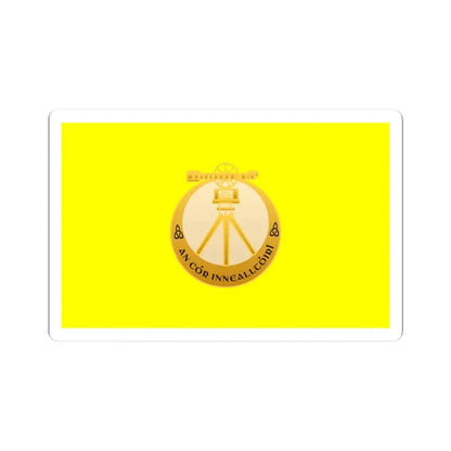 Defense Forces Engineer Corps Ireland (Ireland) STICKER Vinyl Kiss-Cut Decal 3 Inch White - The Sticker Space