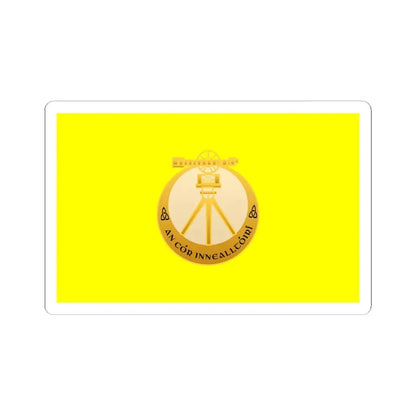 Defense Forces Engineer Corps Ireland (Ireland) STICKER Vinyl Kiss-Cut Decal 6 Inch White - The Sticker Space