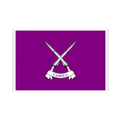 Defense Forces Infantry Flag Ireland (Ireland) STICKER Vinyl Kiss-Cut Decal 2 Inch White - The Sticker Space