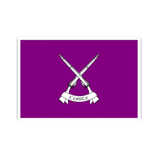 Defense Forces Infantry Flag Ireland (Ireland) STICKER Vinyl Kiss-Cut Decal 2 Inch White - The Sticker Space