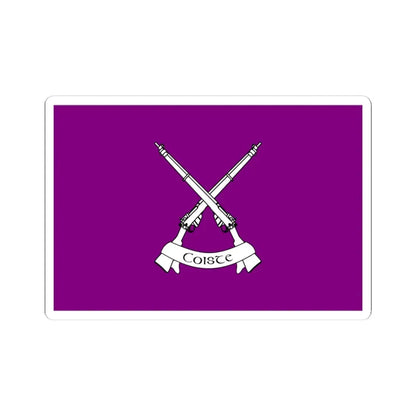 Defense Forces Infantry Flag Ireland (Ireland) STICKER Vinyl Kiss-Cut Decal 4 Inch White - The Sticker Space
