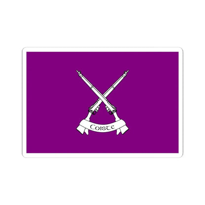 Defense Forces Infantry Flag Ireland (Ireland) STICKER Vinyl Kiss-Cut Decal 6 Inch White - The Sticker Space