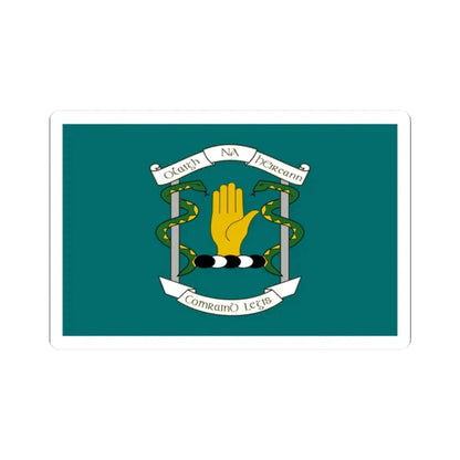 Defense Forces Medical Corps Flag Ireland (Ireland) STICKER Vinyl Kiss-Cut Decal 2 Inch White - The Sticker Space