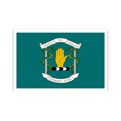Defense Forces Medical Corps Flag Ireland (Ireland) STICKER Vinyl Kiss-Cut Decal 4 Inch White - The Sticker Space