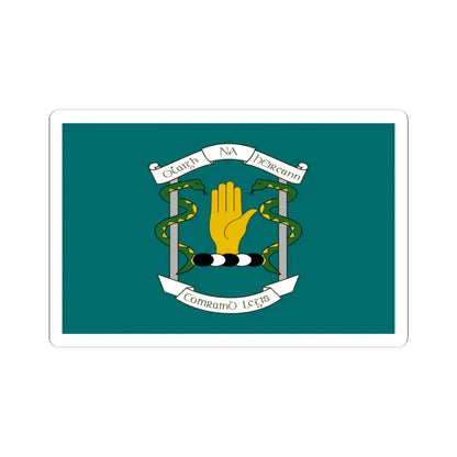 Defense Forces Medical Corps Flag Ireland (Ireland) STICKER Vinyl Kiss-Cut Decal 6 Inch White - The Sticker Space