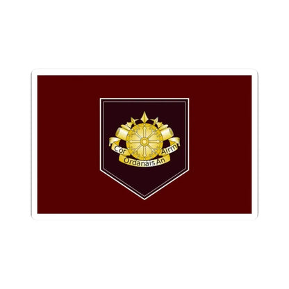 Defense Forces Ordnance Corps Flag Ireland (Ireland) STICKER Vinyl Kiss-Cut Decal 2 Inch White - The Sticker Space