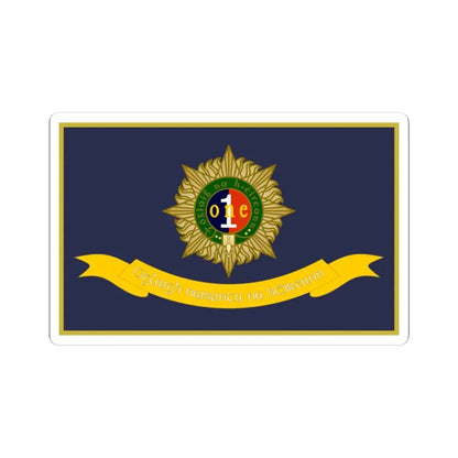Defense Forces Organisation of National Ex-Servicemen Flag Ireland (Ireland) STICKER Vinyl Kiss-Cut Decal 3 Inch White - The Sticker Space