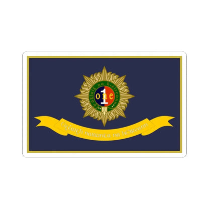 Defense Forces Organisation of National Ex-Servicemen Flag Ireland (Ireland) STICKER Vinyl Kiss-Cut Decal 4 Inch White - The Sticker Space