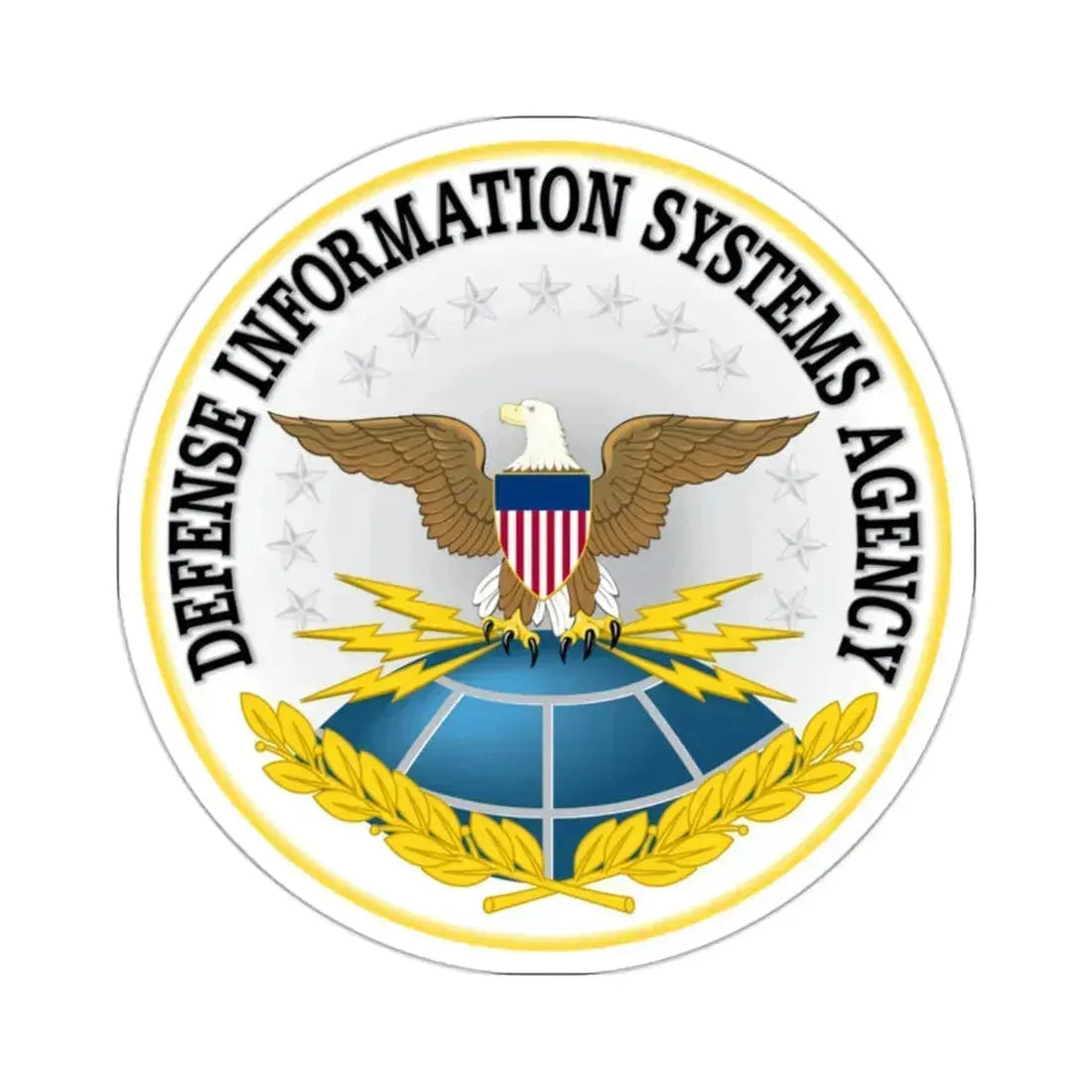 Defense Information Systems Agency STICKER Vinyl Die-Cut Decal 2 Inch - The Sticker Space