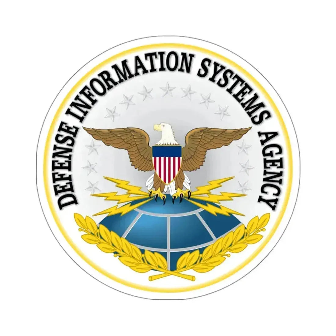 Defense Information Systems Agency STICKER Vinyl Die-Cut Decal 3 Inch - The Sticker Space