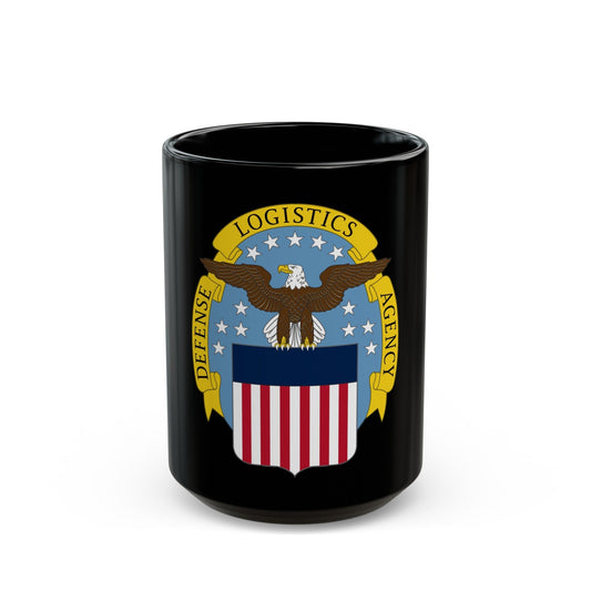 Defense Logistics Agency (U.S. Army) Black Coffee Mug-15oz-The Sticker Space