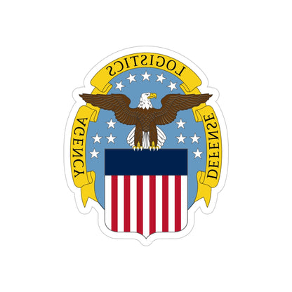 Defense Logistics Agency (U.S. Army) REVERSE PRINT Transparent STICKER-6" × 6"-The Sticker Space