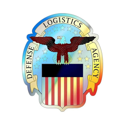 Defense Logistics Agency (U.S. Army) Holographic STICKER Die-Cut Vinyl Decal 6 Inch Holographic - The Sticker Space
