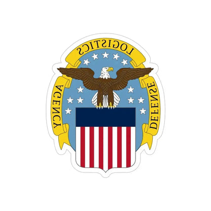 Defense Logistics Agency (U.S. Army) REVERSE PRINT Transparent Die-Cut STICKER - The Sticker Space