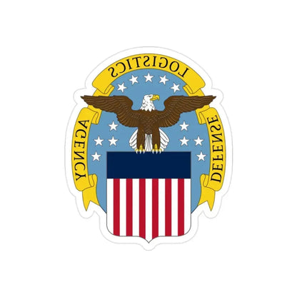 Defense Logistics Agency (U.S. Army) REVERSE PRINT Transparent Die-Cut STICKER - The Sticker Space