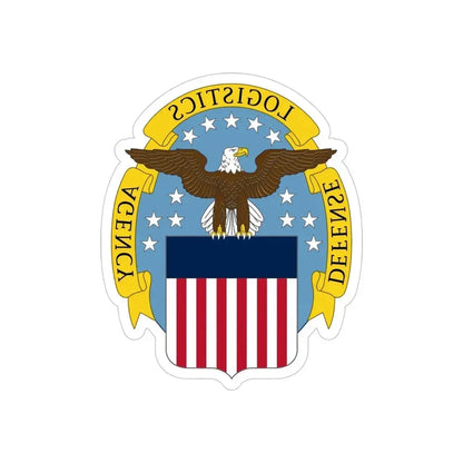 Defense Logistics Agency (U.S. Army) REVERSE PRINT Transparent Die-Cut STICKER - The Sticker Space