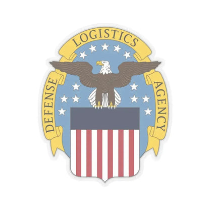 Defense Logistics Agency (U.S. Army) STICKER Vinyl Kiss-Cut Decal 4 Inch Transparent - The Sticker Space