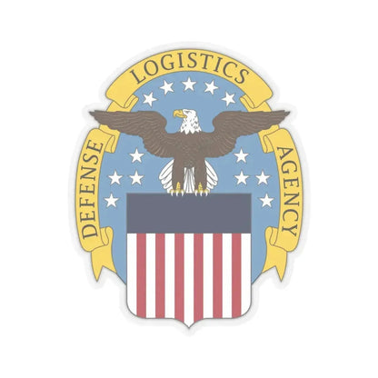 Defense Logistics Agency (U.S. Army) STICKER Vinyl Kiss-Cut Decal 6 Inch Transparent - The Sticker Space
