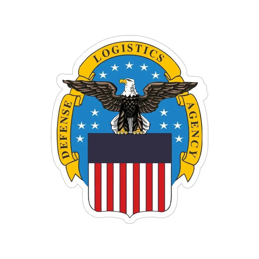 Defense Logistics Agency (U.S. Army) Transparent STICKER Die-Cut Vinyl Decal 6 Inch - The Sticker Space