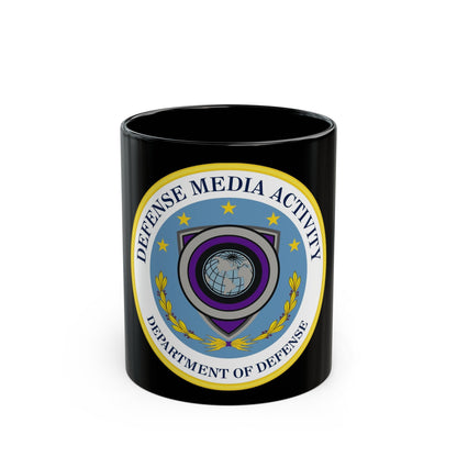 Defense Media Activity (U.S. Army) Black Coffee Mug-11oz-The Sticker Space